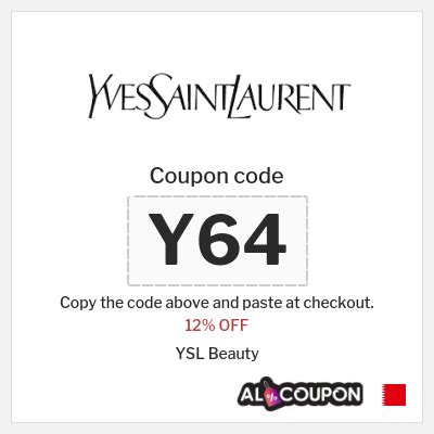 codice promo yves saint laurent|st laurent discount code.